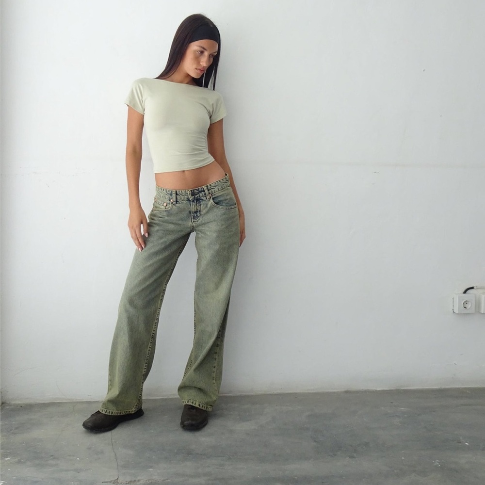 Motel Rocks Low Rise Jeans - Picture 2 of 4